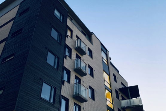 low angle photo of high rise apartment building